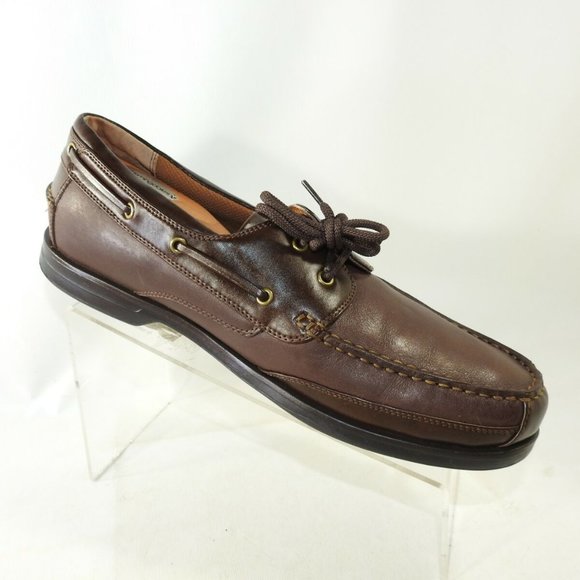 Hunter’s Bay Sz 11 M Brown Leather Boat Mens R5B14 main image 4